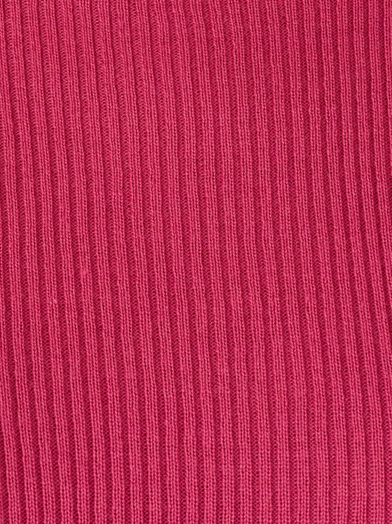 Pull-chaussette col montant 50% laine mérinos - Damart Corail - Kiabi