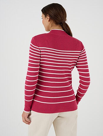 Pull-chaussette col montant 50% laine mérinos - Damart