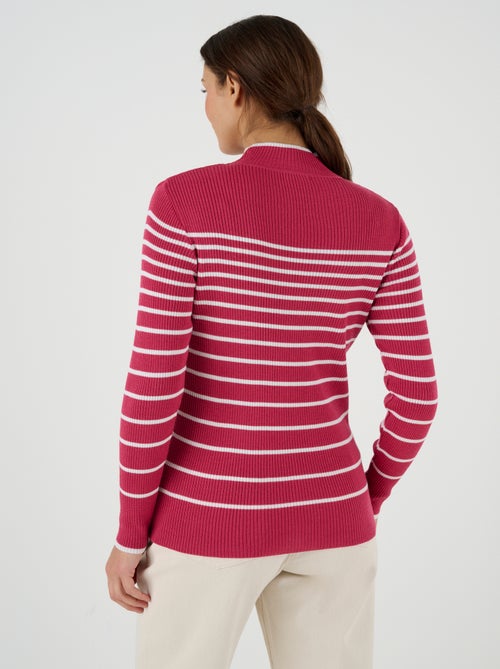 Pull-chaussette col montant 50% laine mérinos - Damart - Kiabi
