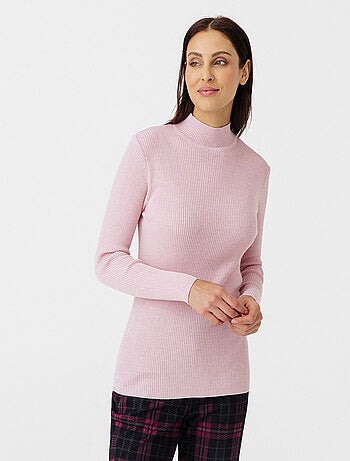 Pull-chaussette col montant 50% laine mérinos - Damart