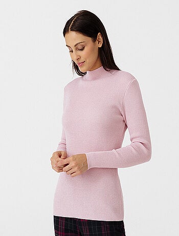 Pull-chaussette col montant 50% laine mérinos - Damart