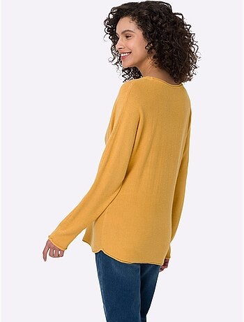 Pull Chauve-souris Bords Roulés - Taille Standard - Helline