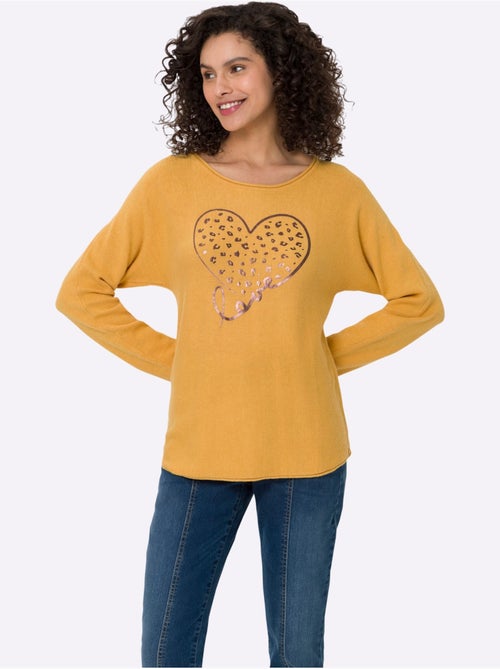 Pull Chauve-souris Bords Roulés - Taille Standard - helline - Kiabi