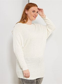 Pull chauve-souris détail métallique - Kiabi