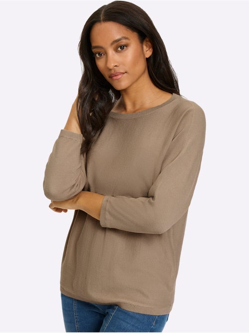 Pull Chauve-souris Manches Chauve-souris 3/4 - Taille Standard - Helline - Kiabi