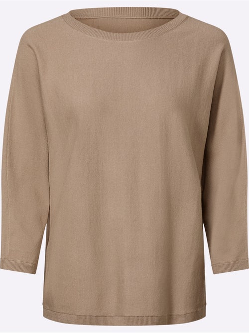 Pull Chauve-souris Manches Chauve-souris 3/4 - Taille Standard - Helline - Kiabi