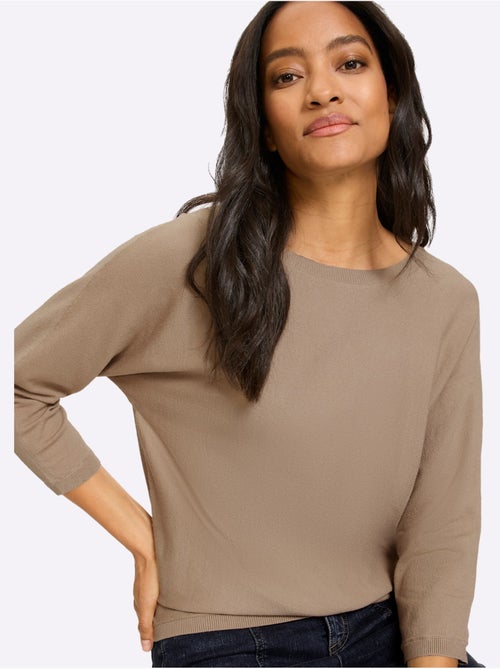 Pull Chauve-souris Manches Chauve-souris 3/4 - Taille Standard - Helline - Kiabi