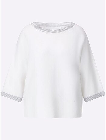 Pull Chauve-souris Manches Chauve-souris 3/4 - Taille Standard - Helline