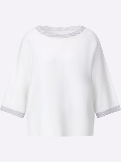 Pull Chauve-souris Manches Chauve-souris 3/4 - Taille Standard - Helline - Kiabi