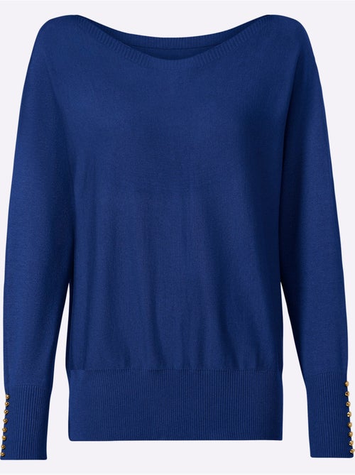 Pull Chauve-souris Tricoté En Parallèle - Taille Standard - helline - Kiabi