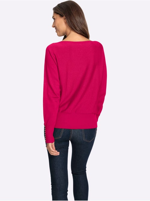 Pull Chauve-souris Tricoté En Parallèle - Taille Standard - helline - Kiabi