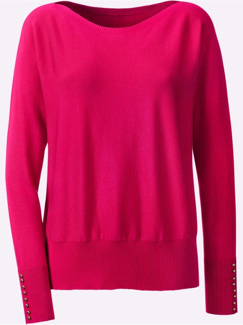 Pull Chauve-souris Tricoté En Parallèle - Taille Standard - helline - Kiabi