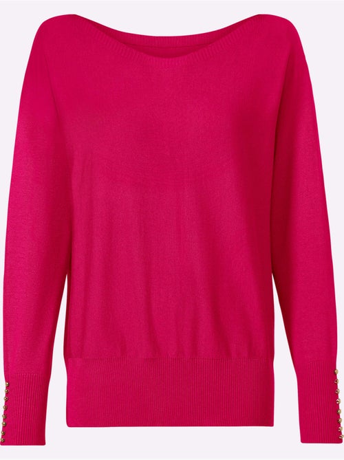 Pull Chauve-souris Tricoté En Parallèle - Taille Standard - helline - Kiabi