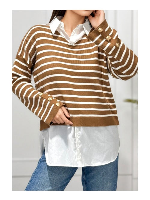 Pull Chemise Kebello - Kiabi