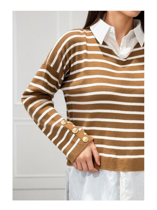 Pull Chemise Kebello - Kiabi