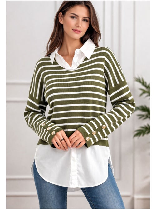 Pull Chemise Kebello - Kiabi