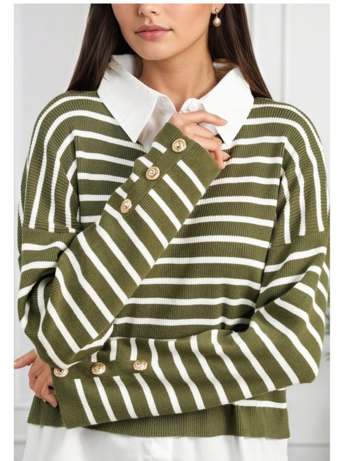 Pull Chemise Kebello - Kiabi