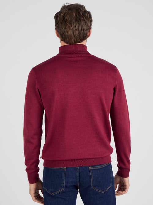 Pull classique col roulé - Damart - Kiabi