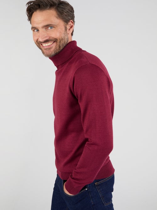 Pull classique col roulé - Damart - Kiabi
