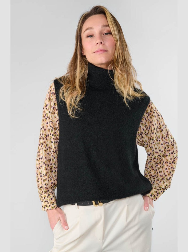 Pull CLEVA 'Le Temps Des Cerises' Noir - Kiabi