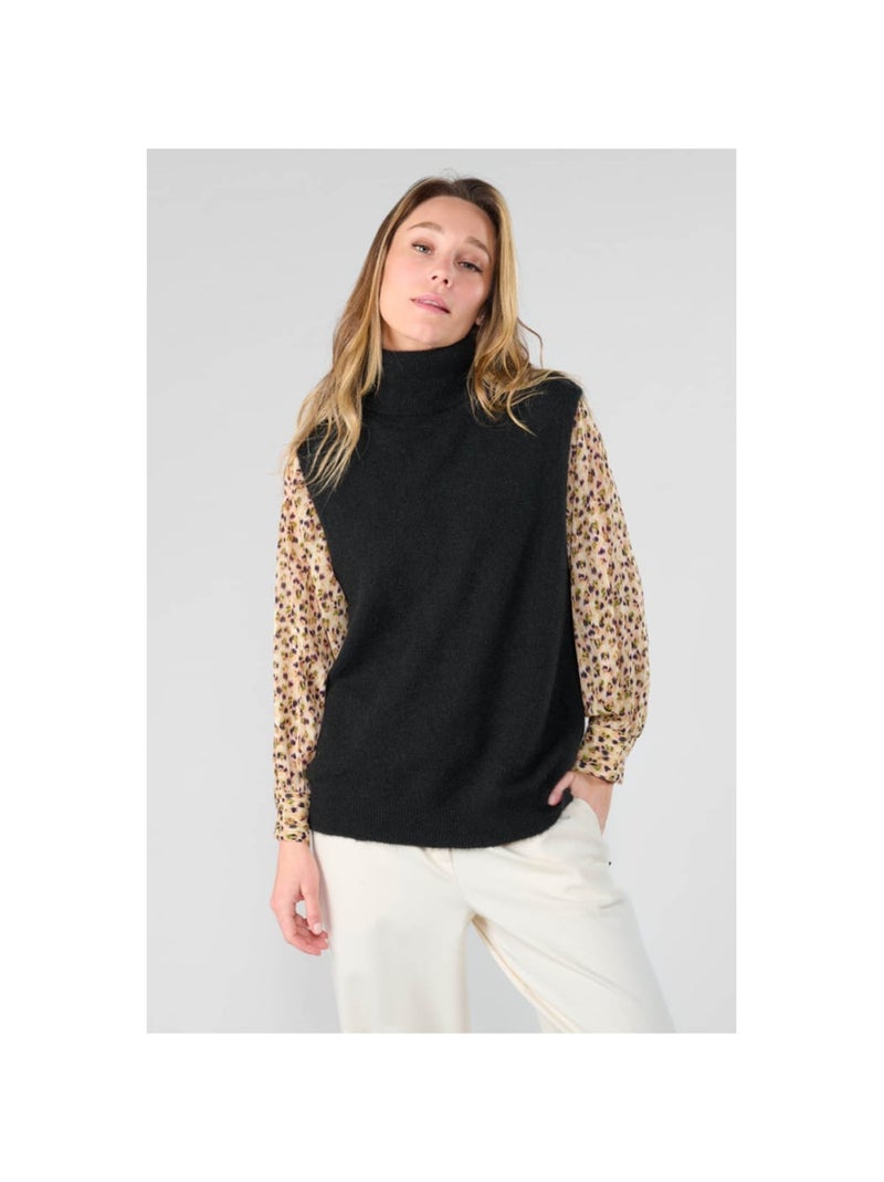 Pull CLEVA 'Le Temps Des Cerises' Noir - Kiabi