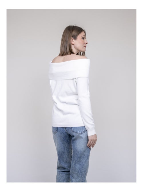 Pull col bardot KATARINA - Kiabi