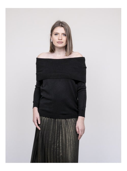 Pull col bardot KATARINA - Kiabi