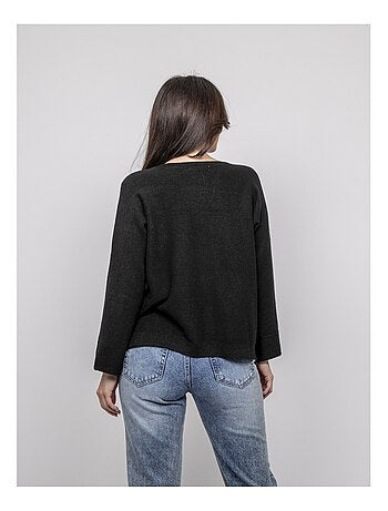 Pull col bateau avec strass KAJU