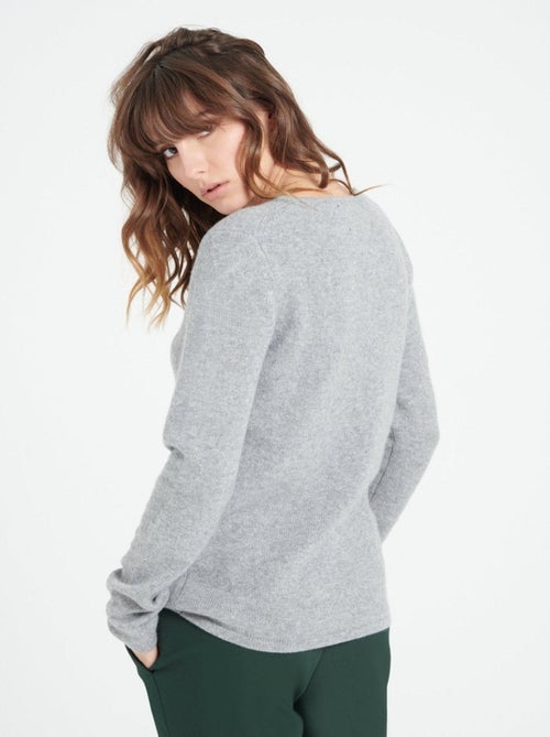 Pull col bateau femme 100% cachemire 4 fils - LILLY 18 - Kiabi