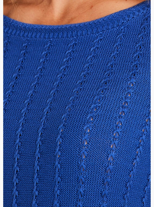 Pull col bateau manches 3/4 - Afibel - Kiabi