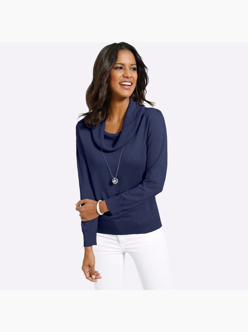 Pull Col Bénitier 55% Coton - Taille Standard - Witt - Kiabi