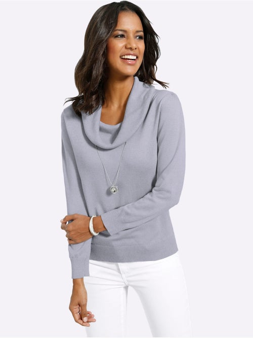 Pull Col Bénitier 55% Coton - Taille Standard - Witt - Kiabi