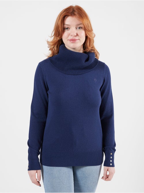 PULL COL BOULE CASUAL QUEEN - Kiabi