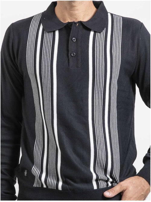 Pull col boutonné LARWING - Kiabi