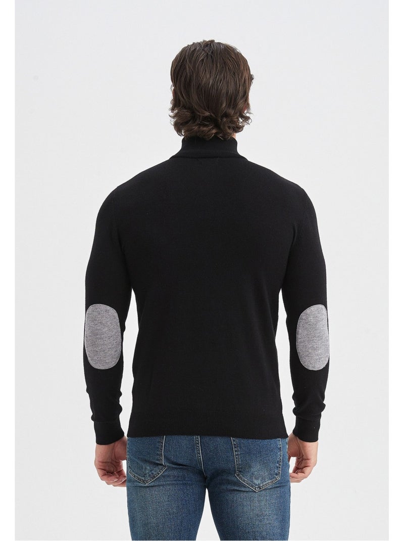Pull col Camioneur Kebello Noir Noir - Kiabi