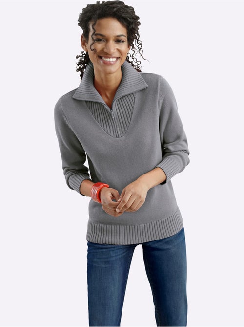 Pull col Camionneur Avec Coton - Taille Standard - Witt - Kiabi