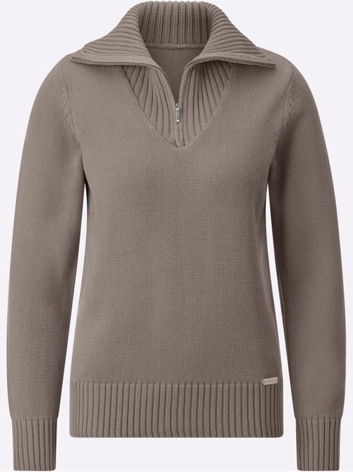 Pull col Camionneur Avec Coton - Taille Standard - Witt - Kiabi Pull col Camionneur Avec Coton - Taille Standard - Witt - Kiabi