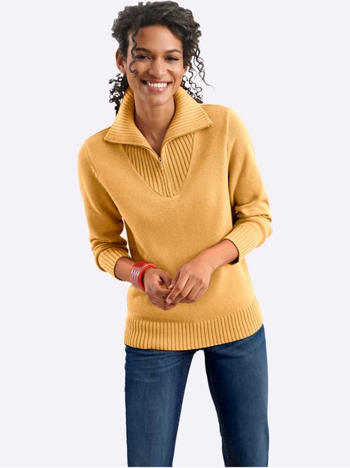 Pull col Camionneur Avec Coton - Taille Standard - Witt - Kiabi Pull col Camionneur Avec Coton - Taille Standard - Witt - Kiabi