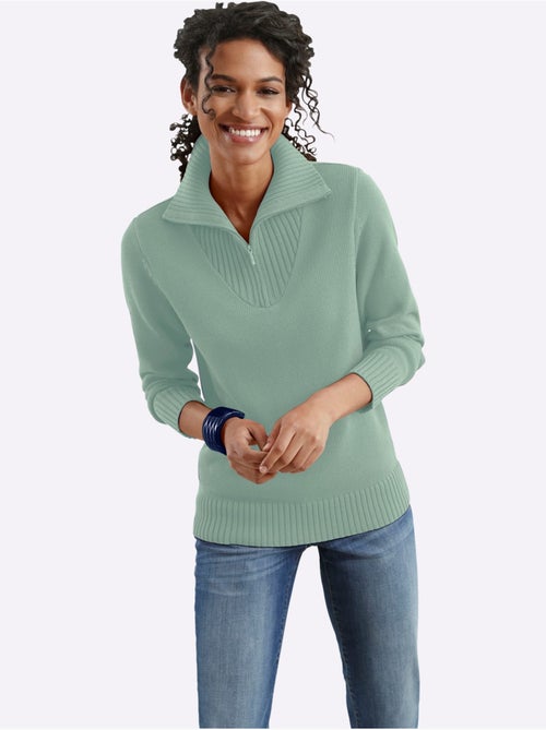 Pull col Camionneur Avec Coton - Taille Standard - Witt - Kiabi Pull col Camionneur Avec Coton - Taille Standard - Witt - Kiabi