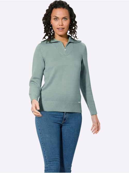 Pull col Camionneur Avec Coton - Taille Standard - Witt - Kiabi Pull col Camionneur Avec Coton - Taille Standard - Witt - Kiabi