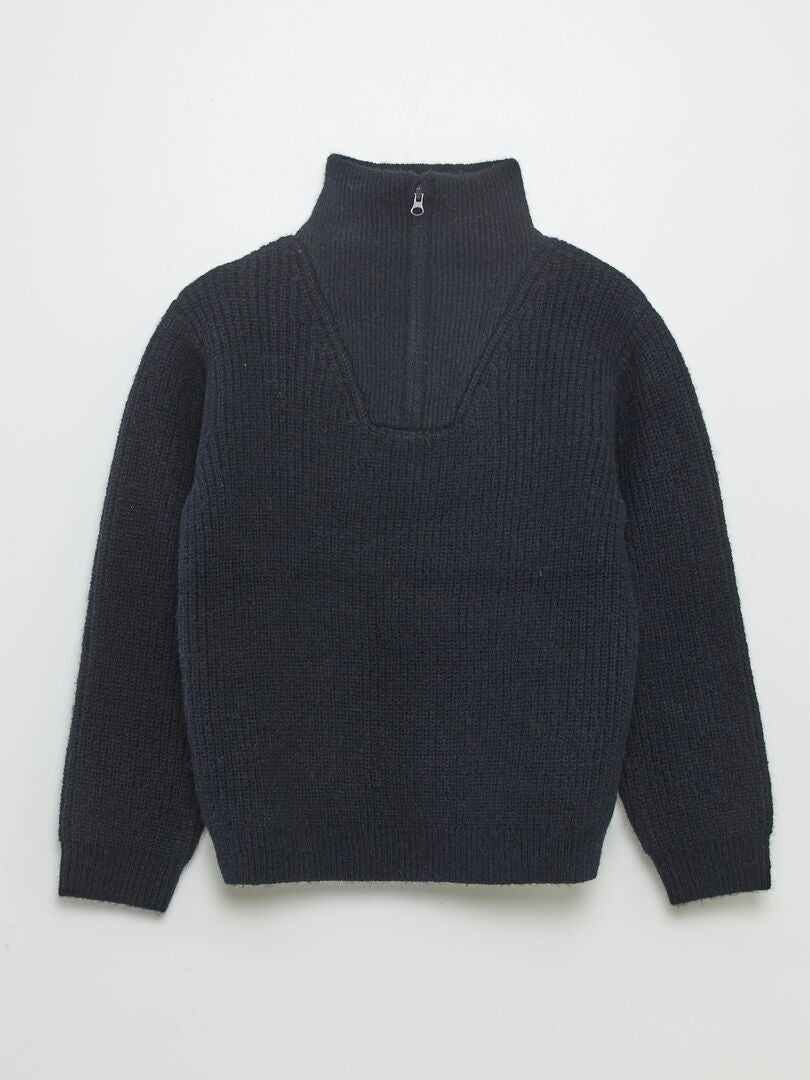 Pull col camionneur Bleu - Kiabi