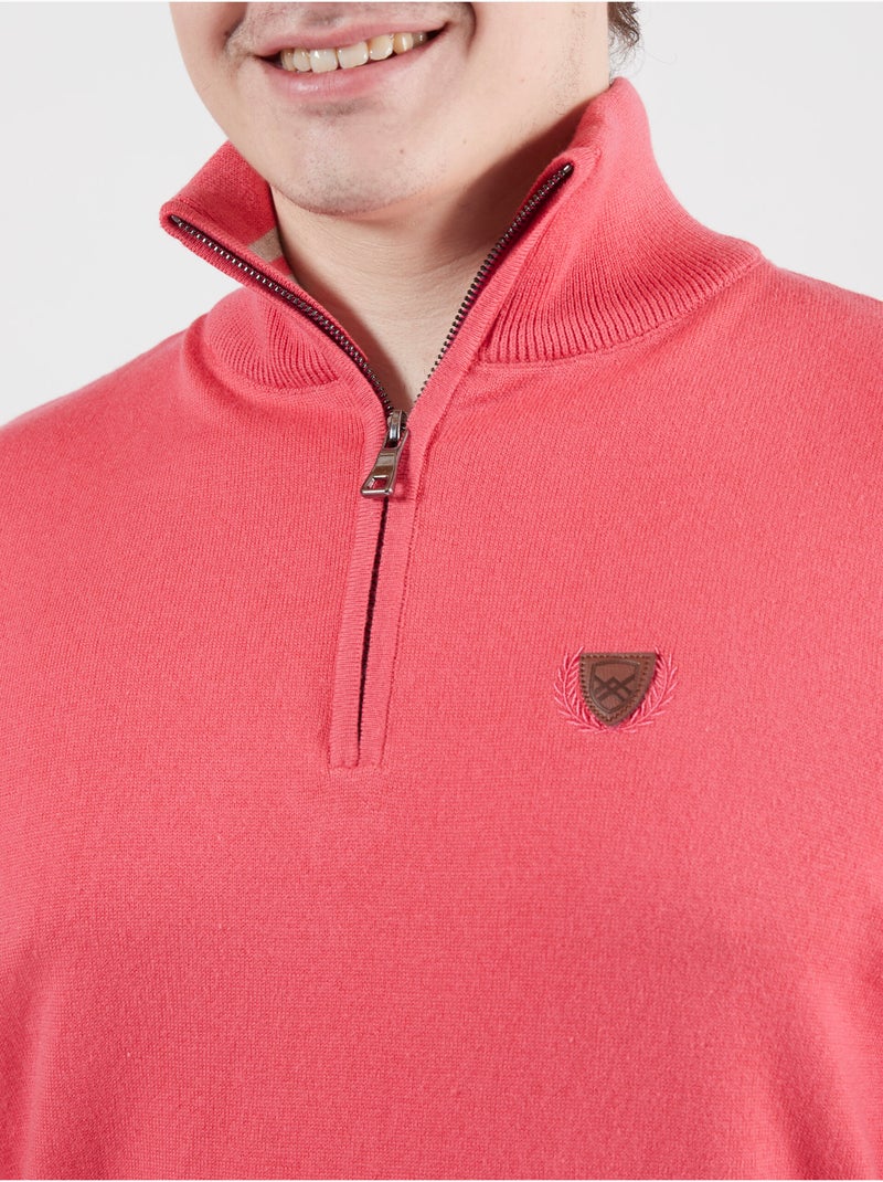 PULL COL CAMIONNEUR CASUAL CHIC SIGNATURE Corail - Kiabi