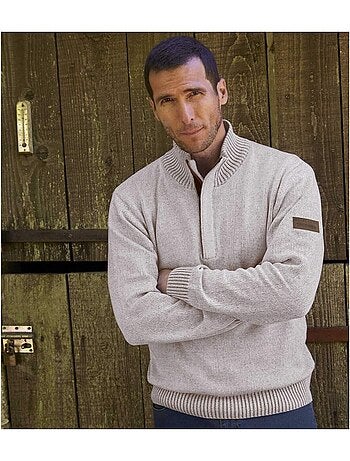Pull Col Camionneur Coton Moulin? - ATLAS FOR MEN