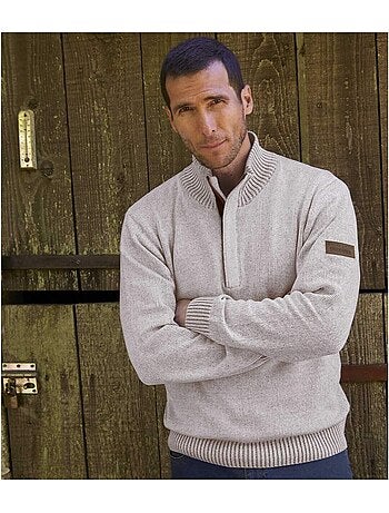 Pull col camionneur coton mouliné - atlas for men