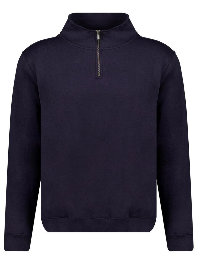 Pull col camionneur  'Deeluxe' Bleu nuit - Kiabi