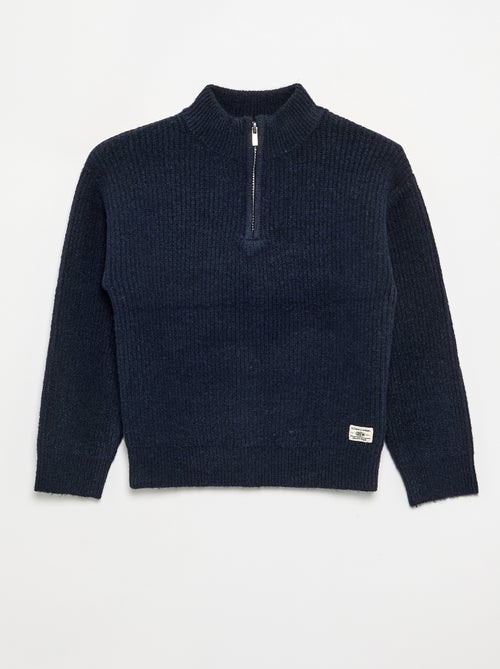 Pull col camionneur en maille grosse jauge - Kiabi