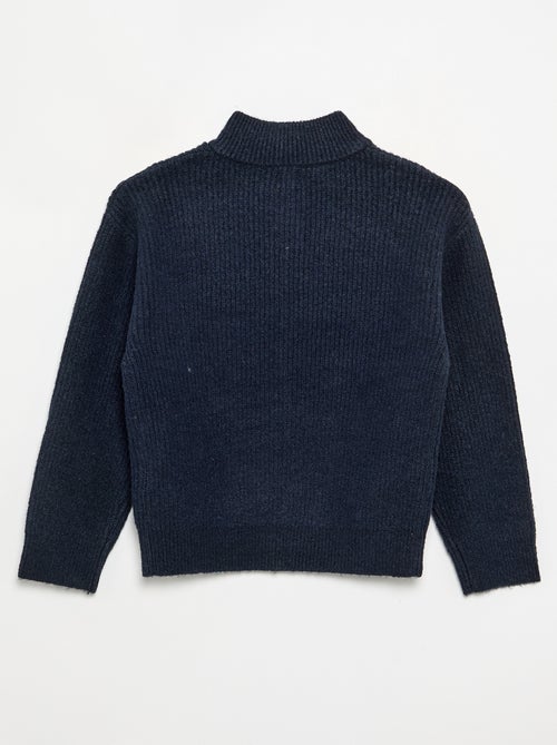 Pull col camionneur en maille grosse jauge - Kiabi