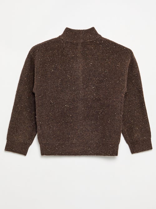 Pull col camionneur en maille grosse jauge - Kiabi