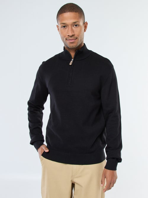 Pull col camionneur en maille - Kiabi