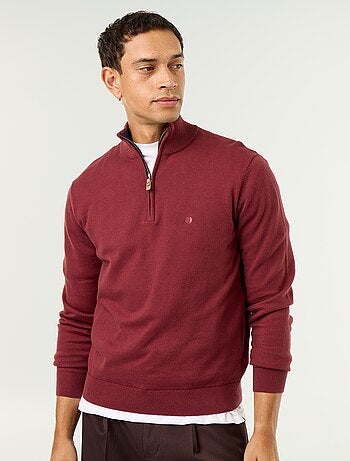 Pull col camionneur fine jauge